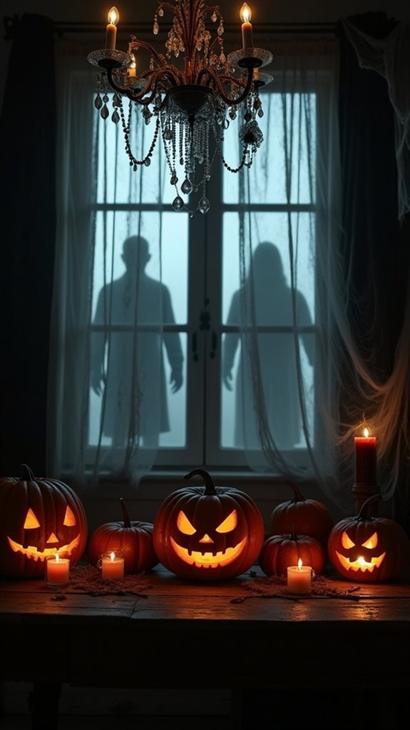 eerie silhouettes for halloween