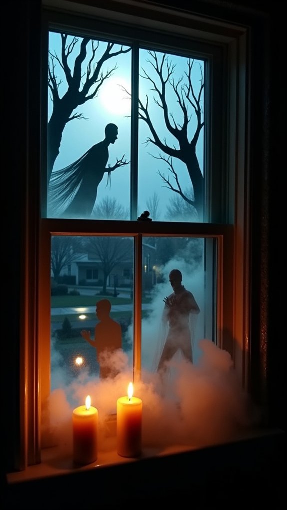 eerie silhouettes for halloween