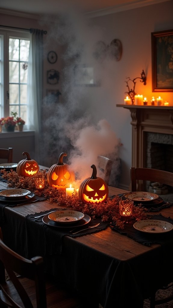 eerie swirling mist ambiance