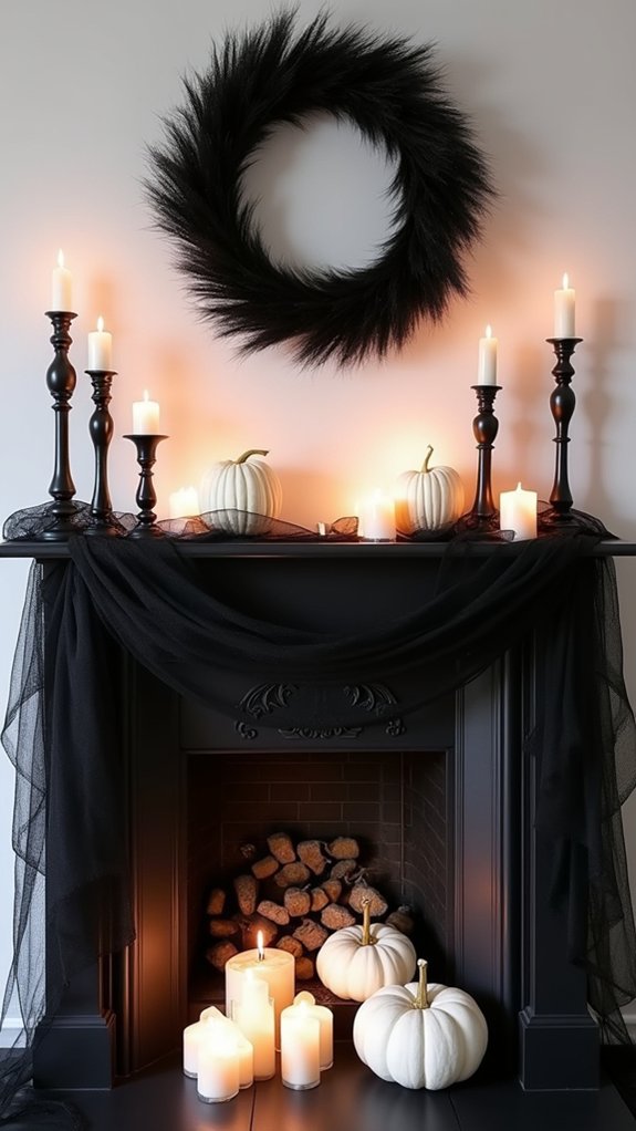 elegant black and white