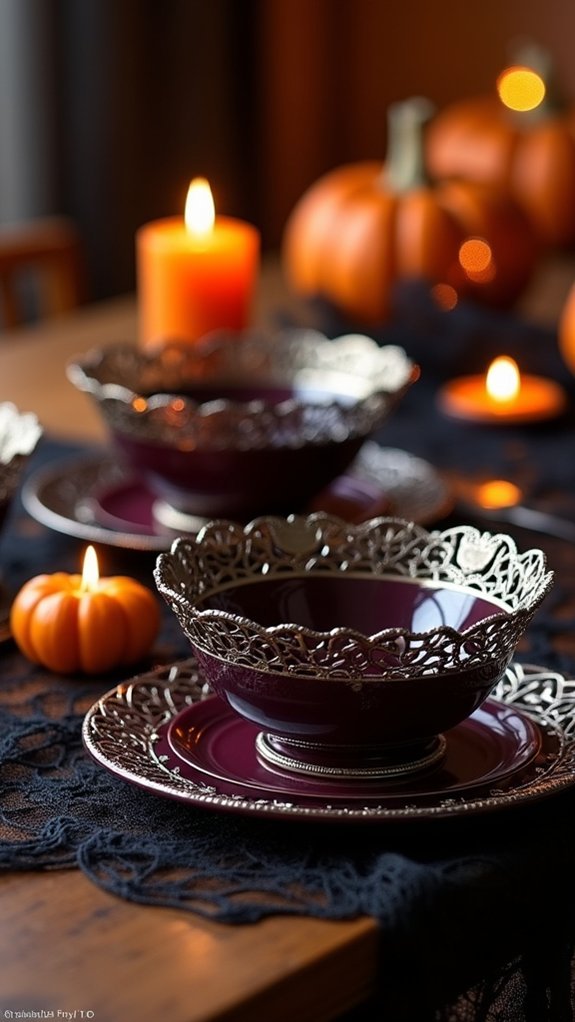 elegant candy display bowls