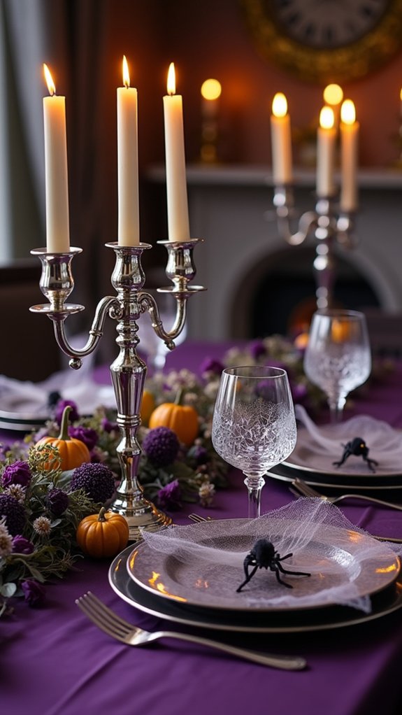 elegant halloween decor accents