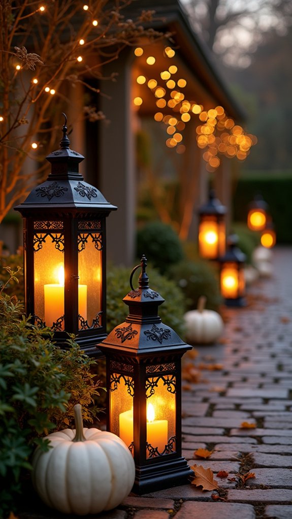 elegant lantern display charm