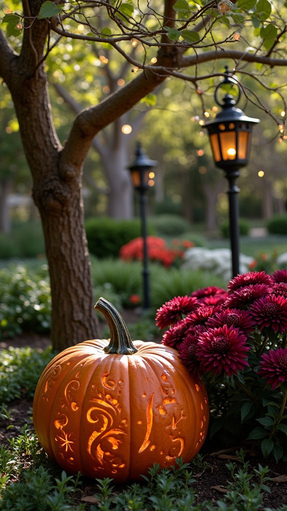 elegant spooky event signage