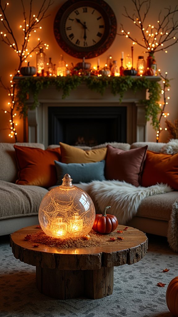 enchanted forest halloween decor
