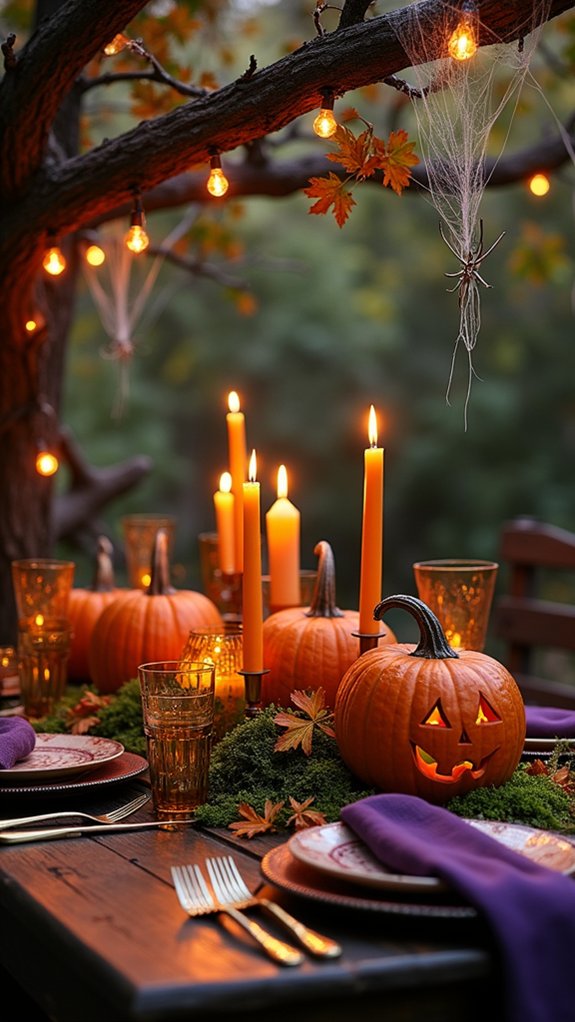 enchanted forest halloween decor