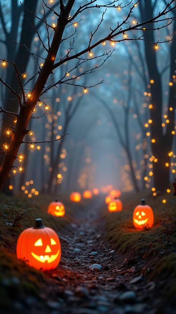 enchanted outdoor fairy lights