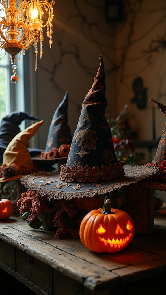 enchanting antique witch hats
