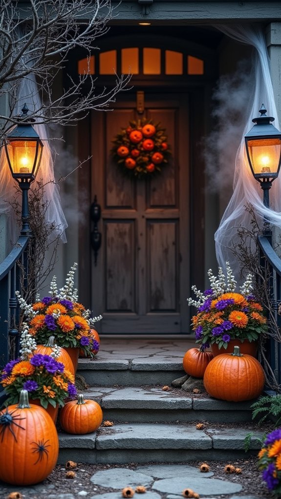 enchanting dark floral displays