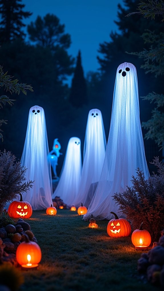 enchanting floating ghost lights