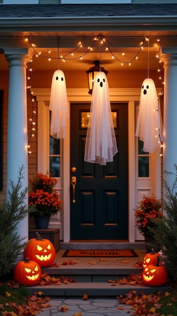 ethereal floating ghost decorations