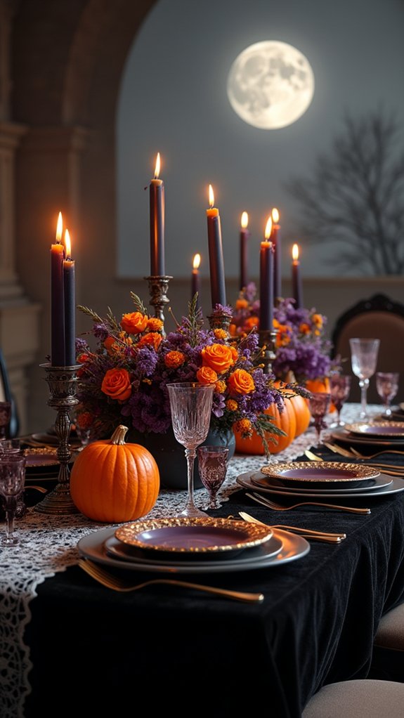 ethereal moonlit gathering ambiance