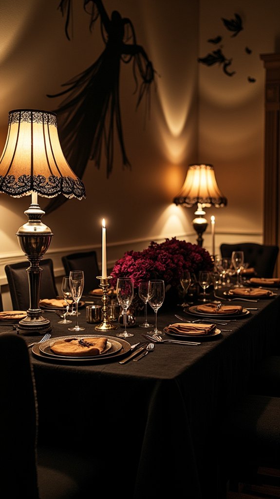 ethereal silhouettes enhance decor