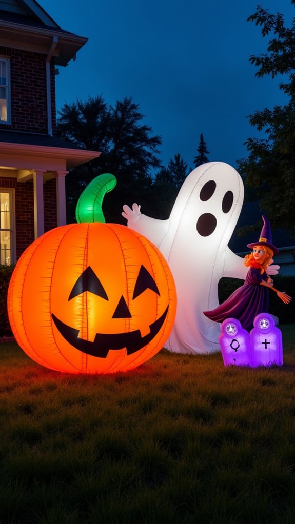 eye catching halloween yard decorations