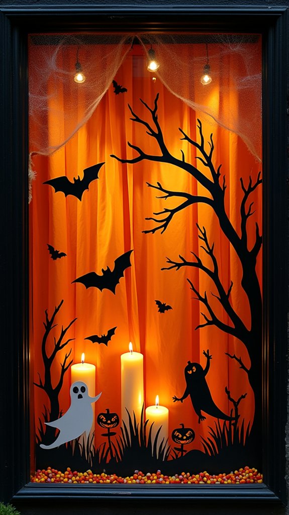 festive halloween fabric decorations