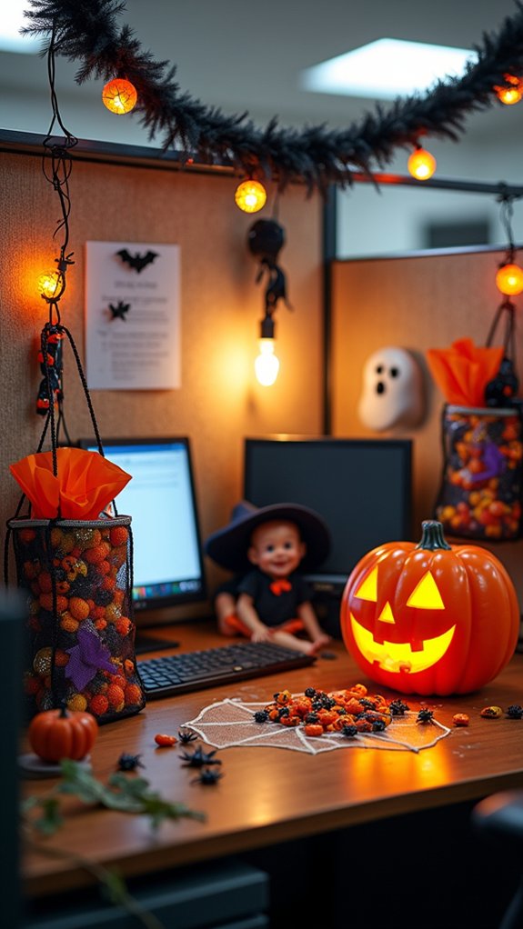 festive halloween treat bags