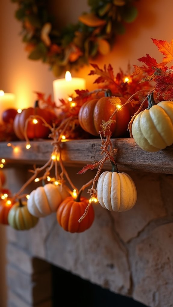 festive pumpkin garland project