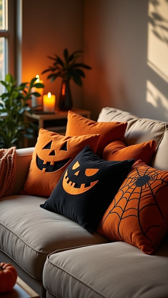 festive seasonal throw pillows