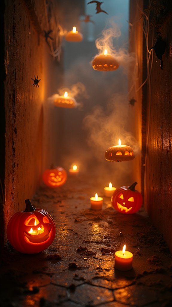 floating candles create enchantment