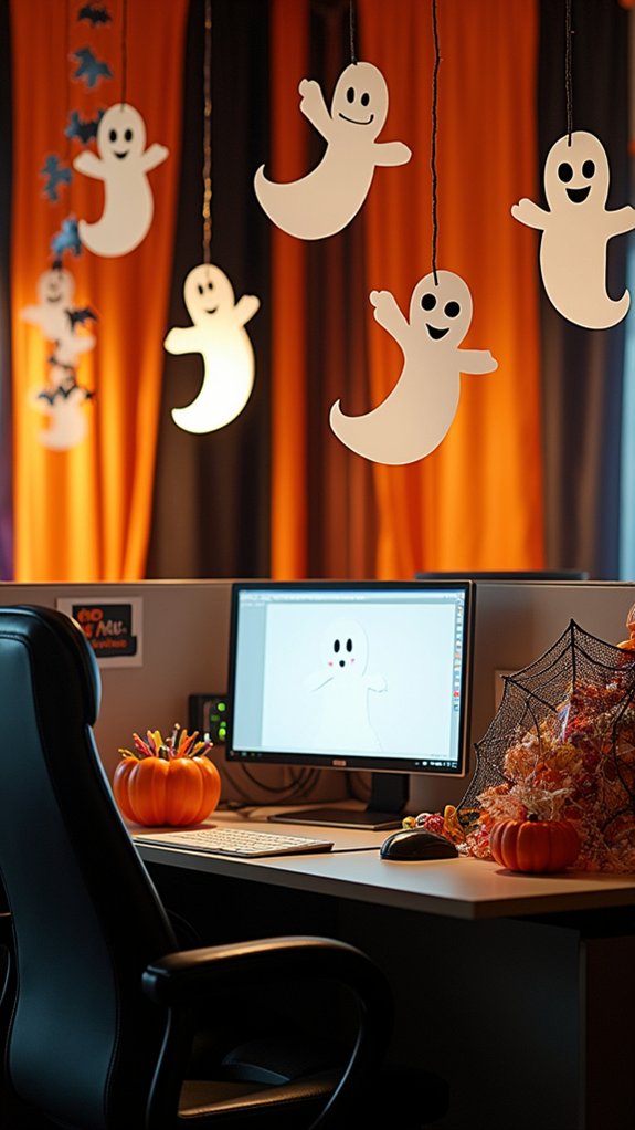 friendly ghost decorations added