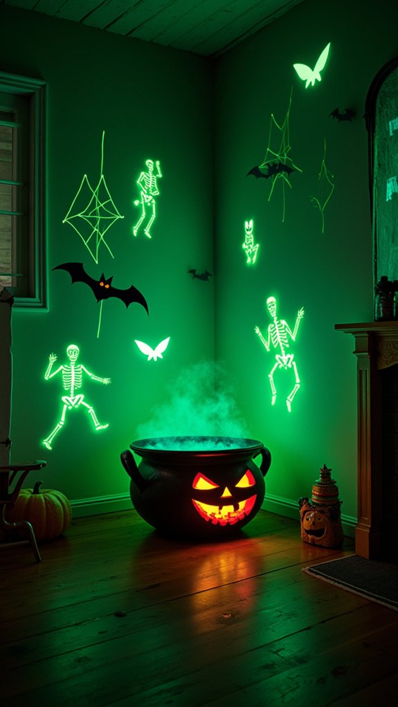 glow in the dark halloween magic