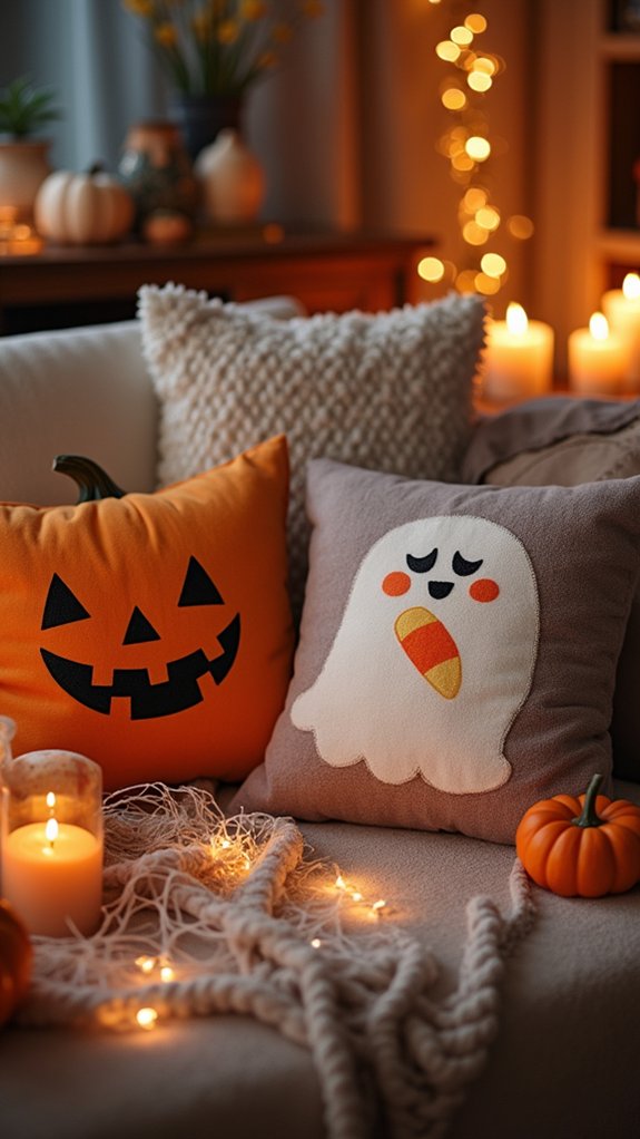 halloween themed cozy decor