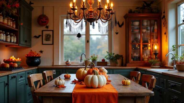 halloween themed kitchen decorations