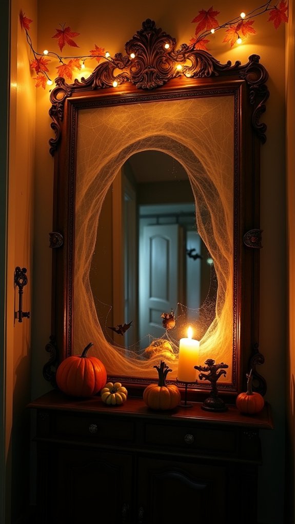 haunted mirror spooky decor