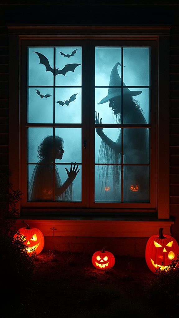 haunting animated window displays