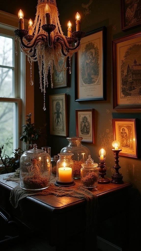haunting vintage halloween decor