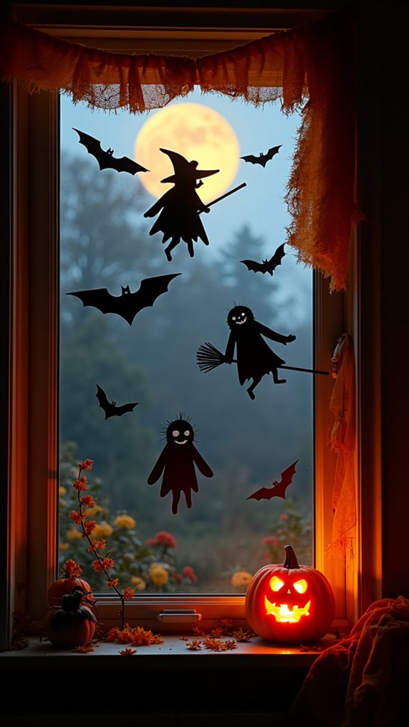 haunting window silhouettes project