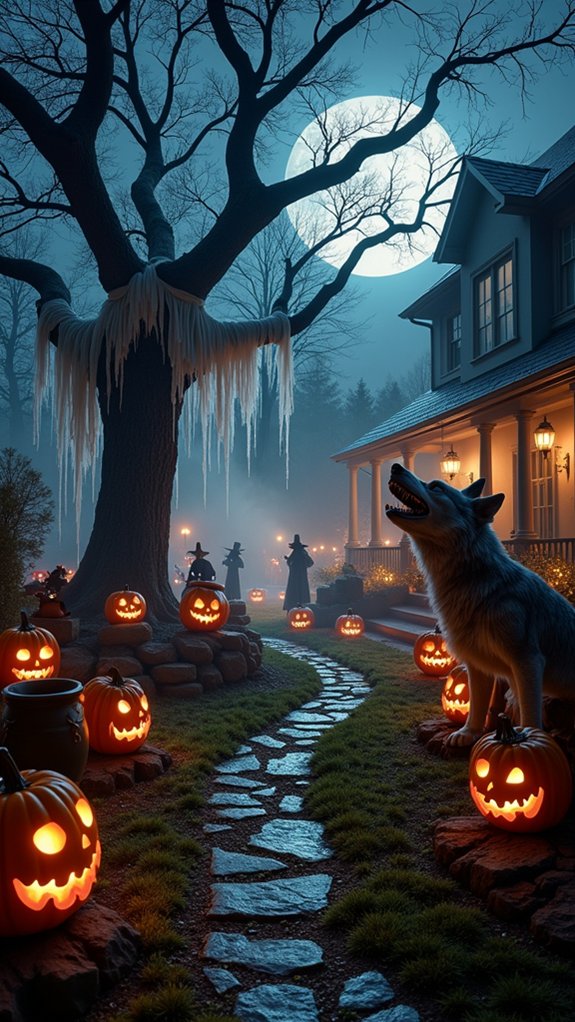 haunting wolf howl effects
