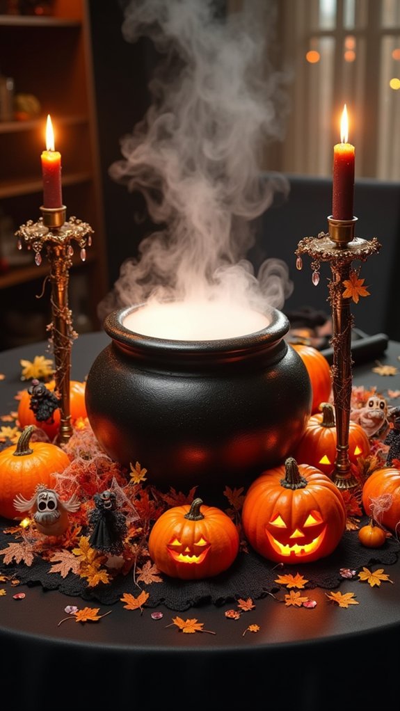 interactive halloween candy centerpiece