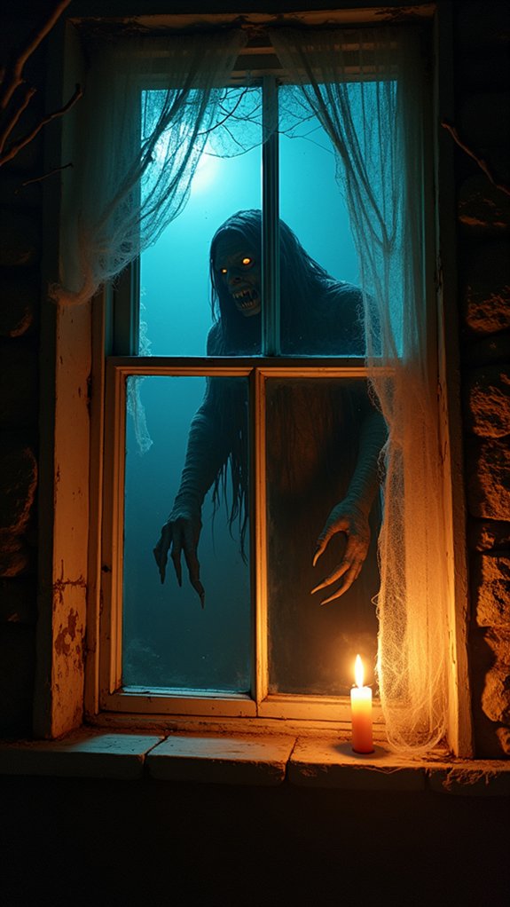 life size towering monsters display