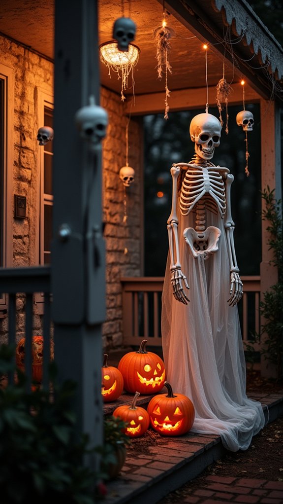 macabre skull decoration ideas