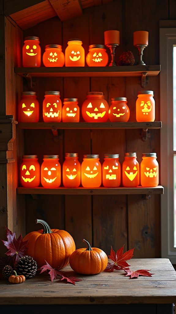mason jar halloween decorations