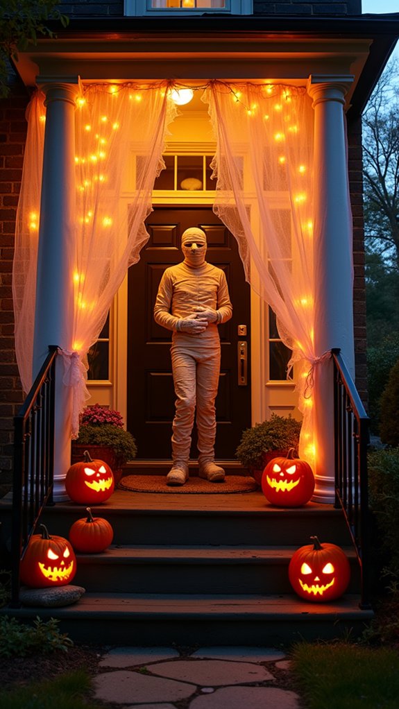 mummy decorations for halloween