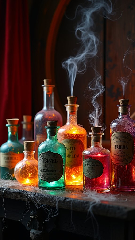mysterious potion bottle decor