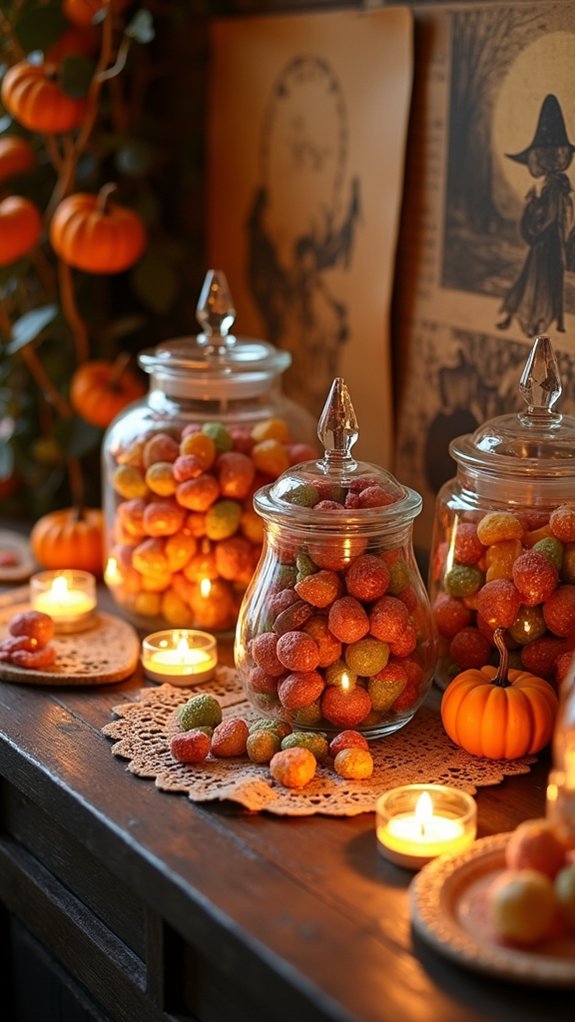 nostalgic candy display jars