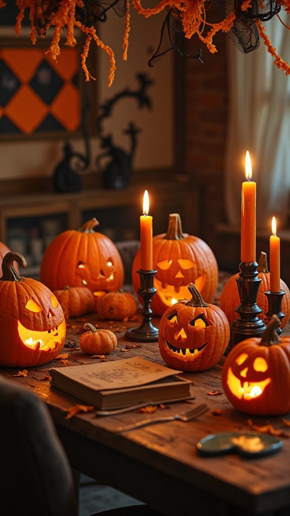 nostalgic halloween pumpkin carving