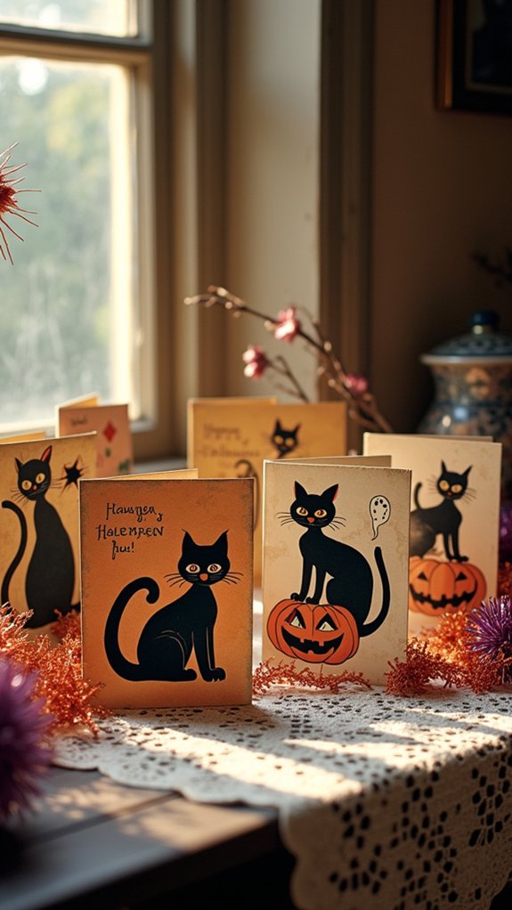 nostalgic vintage halloween cards