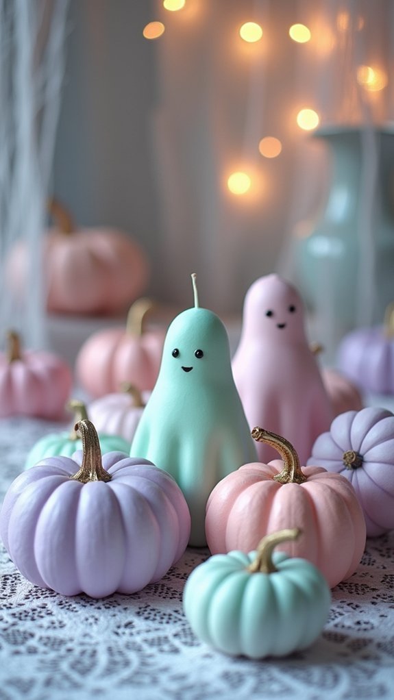 pastel fairy lights ambiance