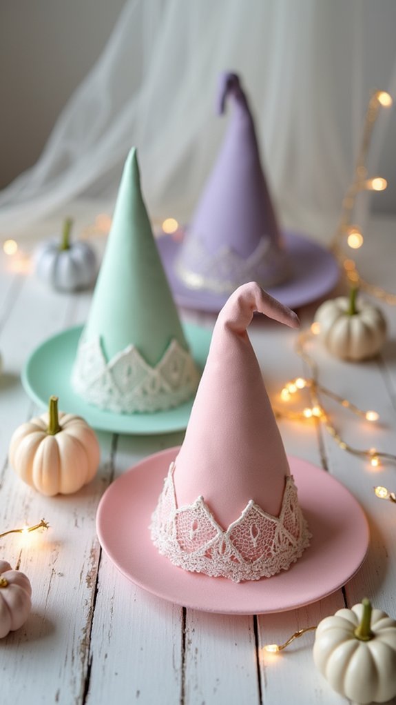 playful pastel halloween decor