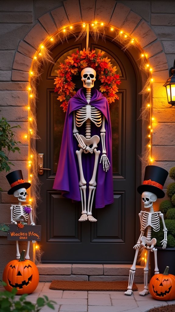 playful skeleton decorations delight