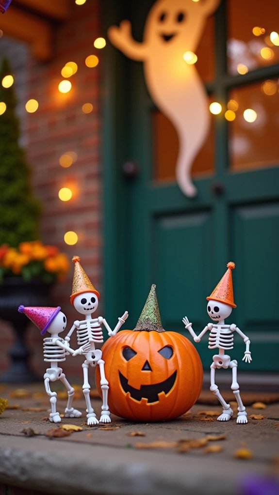 playful skeletons bring joy