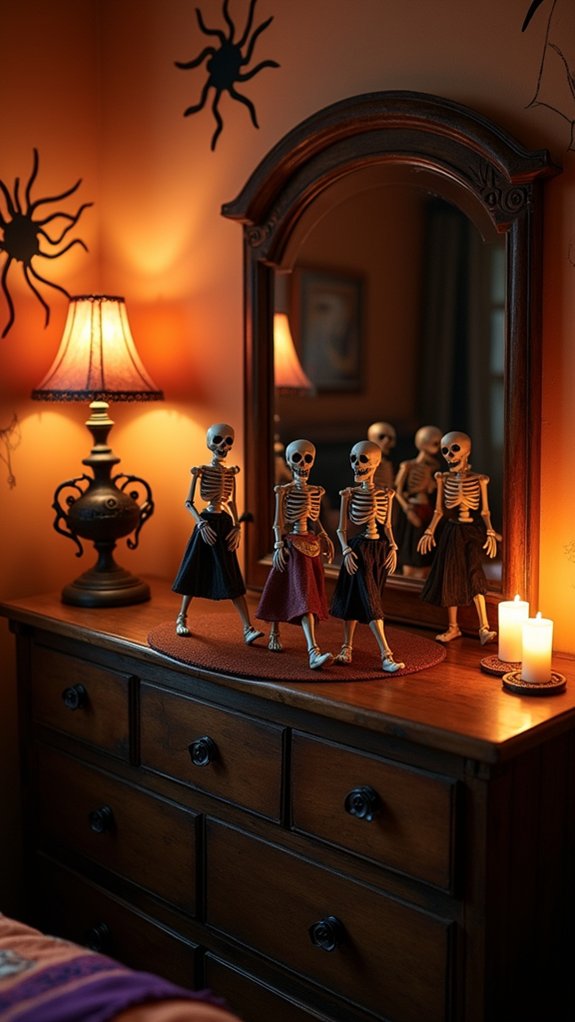 playful spooky halloween decor