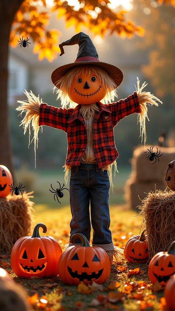 rustic charm halloween decor