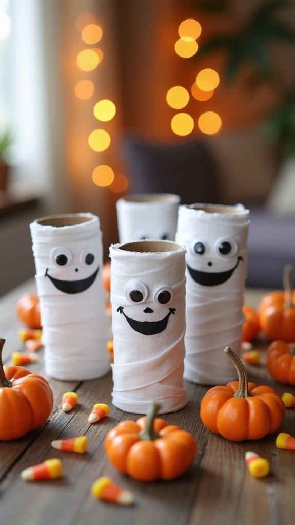 smiling mummy toilet rolls