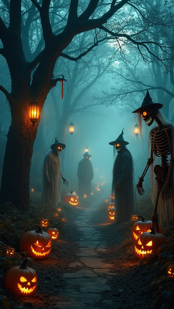 spine tingling haunted pathway experience
