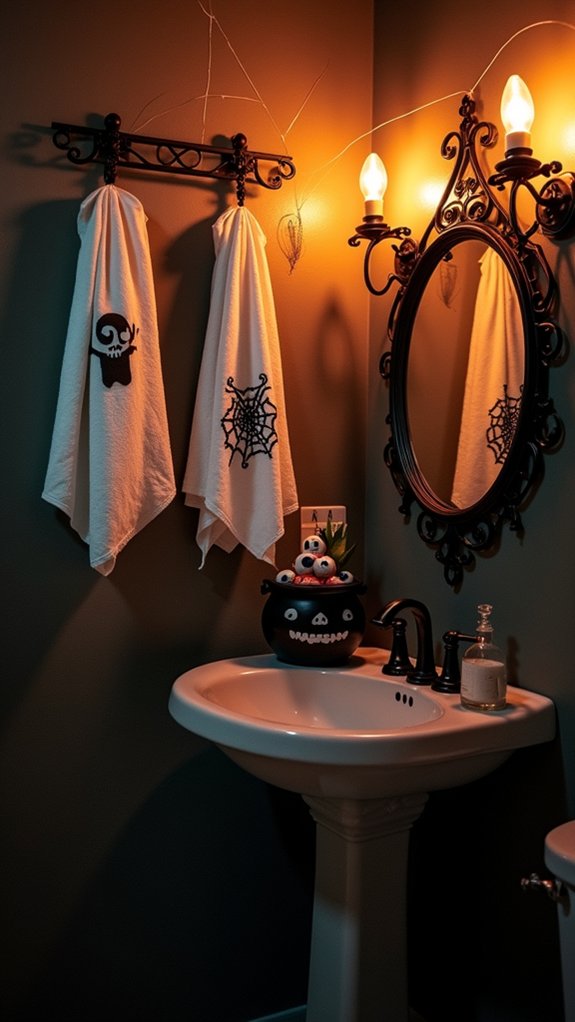 spooky bathroom decor essentials